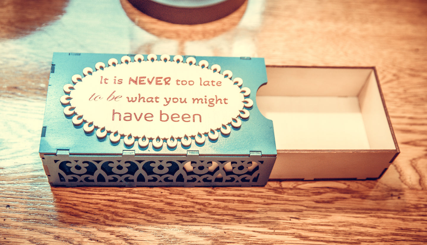 Intricate Box ("It is Never Too Late")