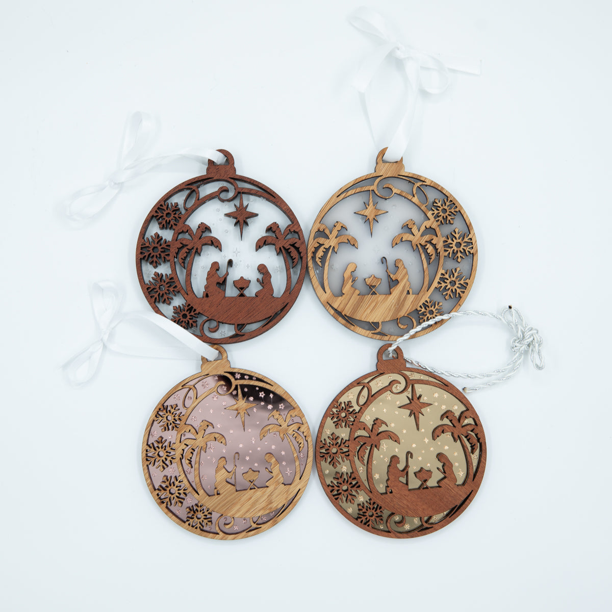Tropical Nativity Ornament