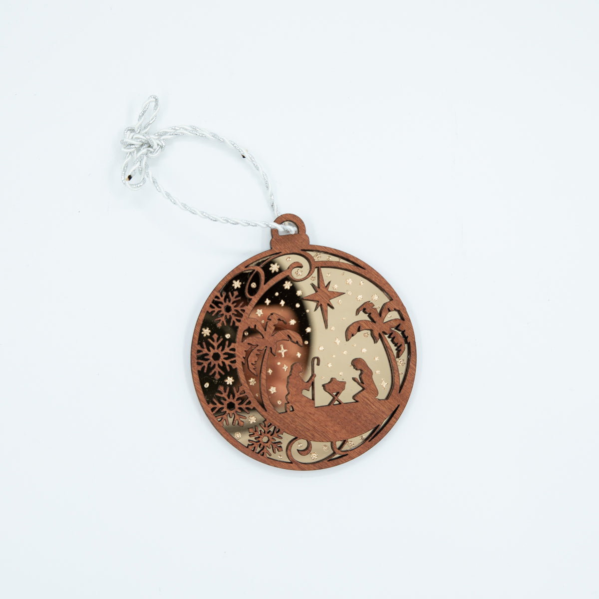Tropical Nativity Ornament