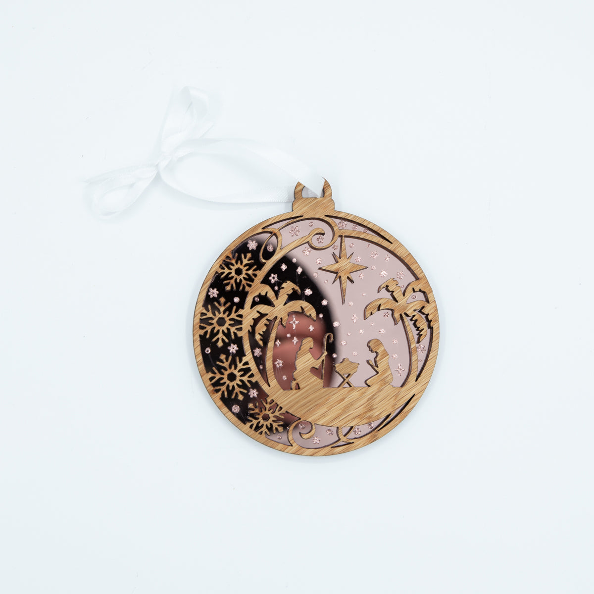 Tropical Nativity Ornament