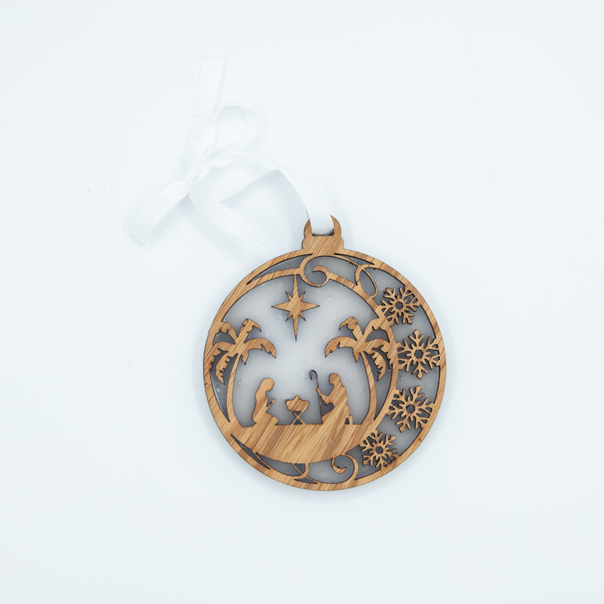 Tropical Nativity Ornament