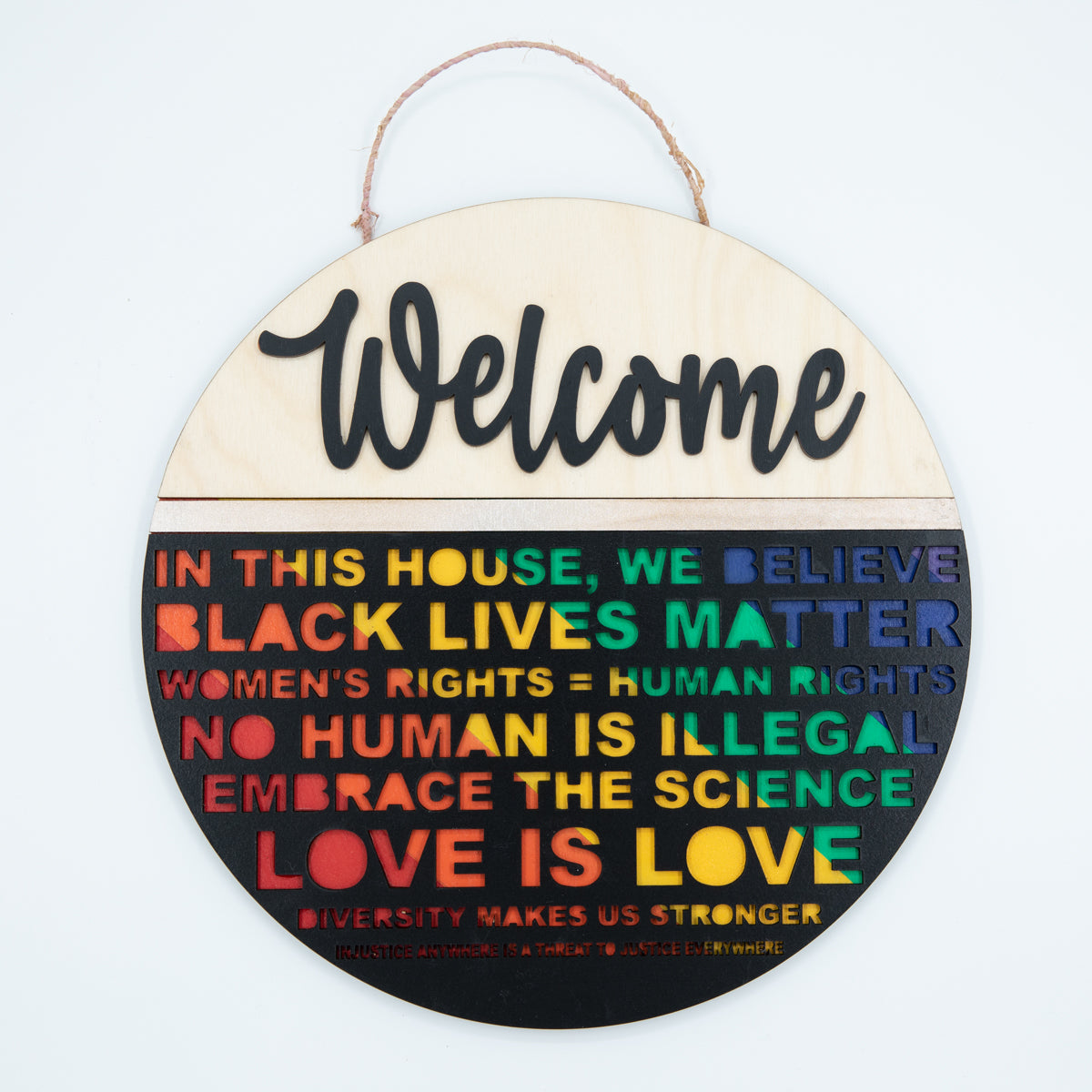 Welcome Black Lives Matter Sign