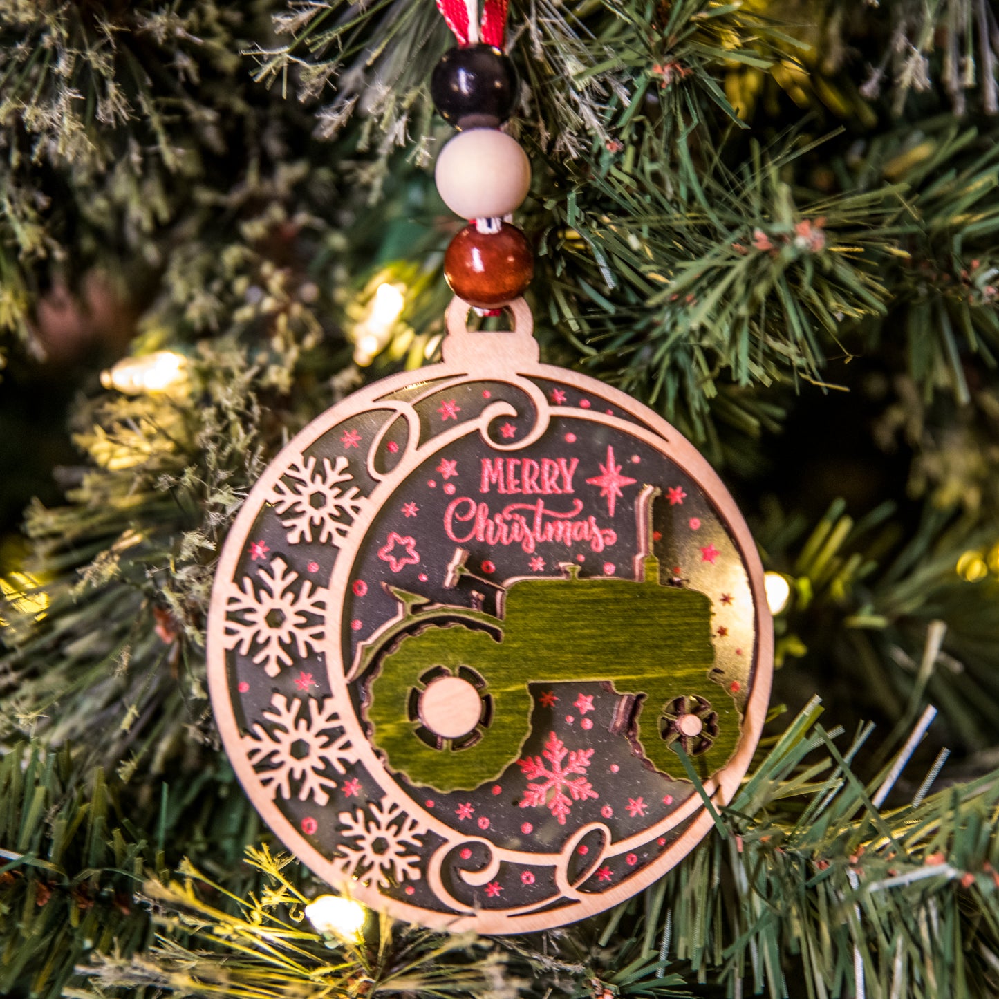 Tractor Truck Ornament