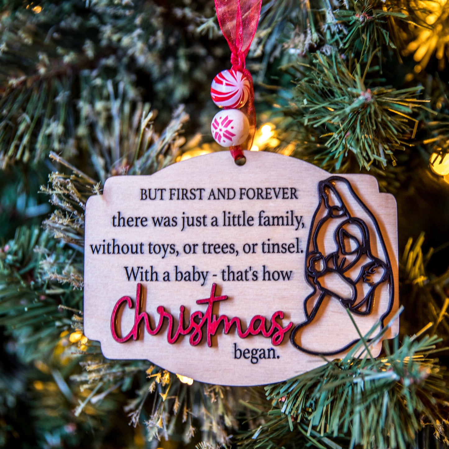 How Christmas Began Ornament