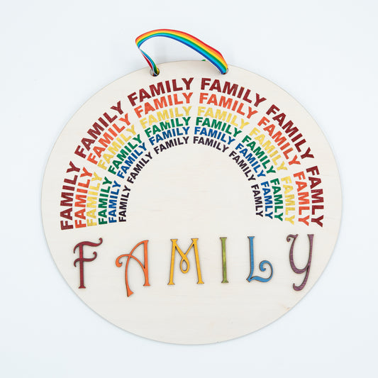 Family Pride Sign