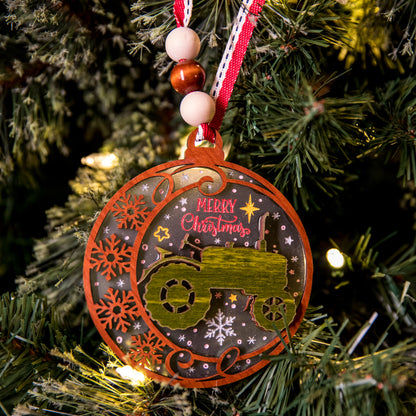 Tractor Truck Ornament